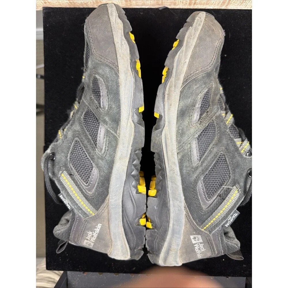 Jack Wolfskin Mens Low Hiking Shoes Grey US 10
